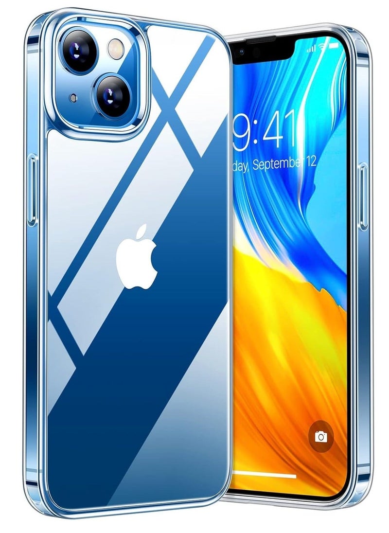 Raxoom Clear TPU Protective Case for iPhone 14 Plus 6.7" - Anti-Scratch, Slim Fit, Precise Cutouts, Easy Installation, Transparent Cover - Image 1