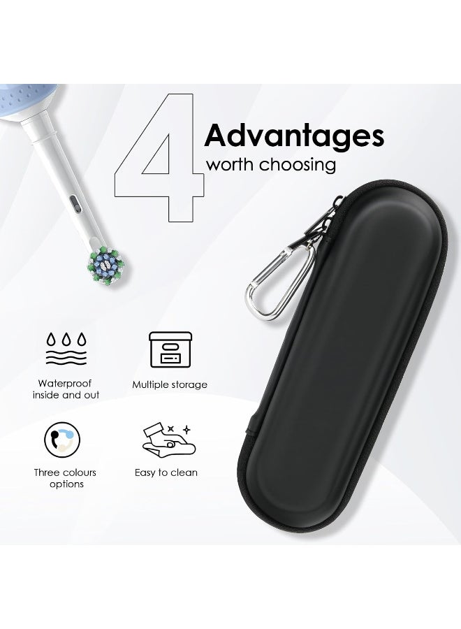 حافظة فرشاة أسنان كهربائية للسفر من Hard Shell EVA ، مقاومة للماء ، مقاومة للصدمات ، مقاومة للرطوبة ، لفرشاة أسنان Oral B Oral-B Pro Philips Sonicare Aquasonic - Image 2