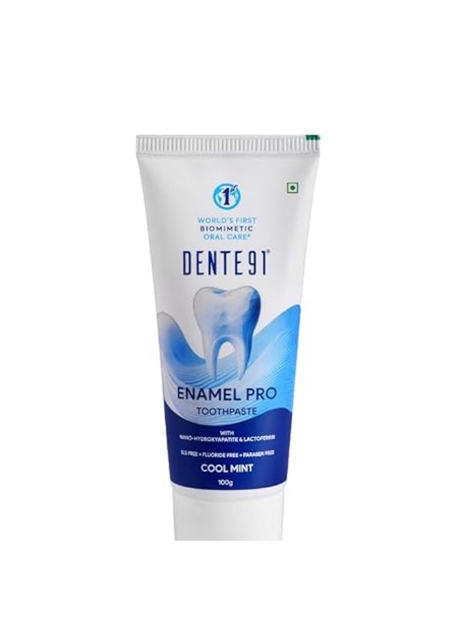 DENTE91 Dente 91 T.P Enamel Pro-100gm(Coolmint/SLS Free) - Image 1