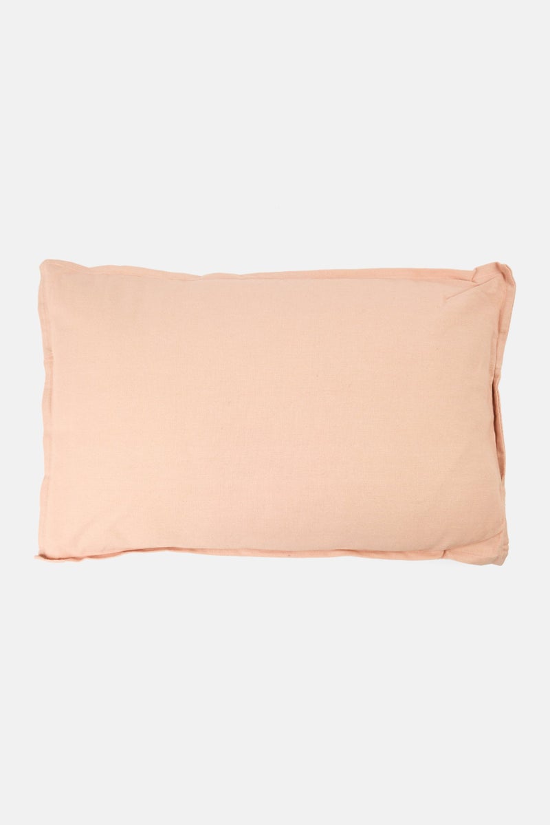 Muy Mucho Organic Cotton Removable Cushion 30 x 50 cm, Old Rose - Image 1