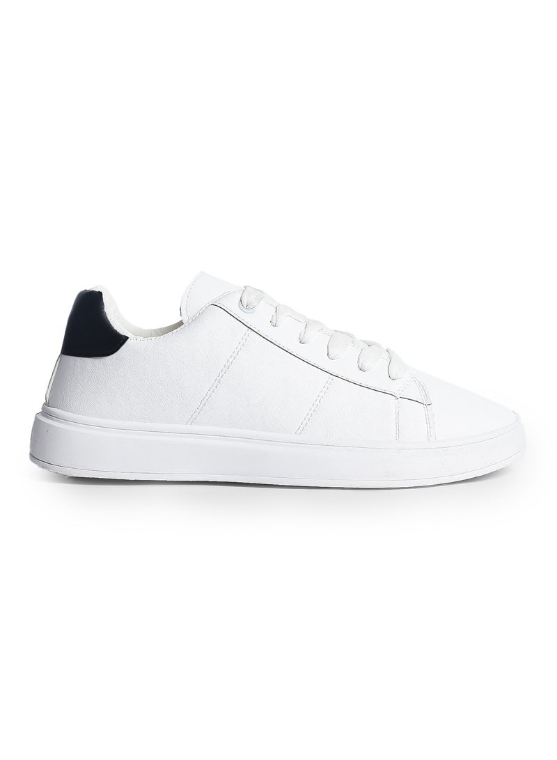 Men's Minimalist Lace-up Flat Sneakers