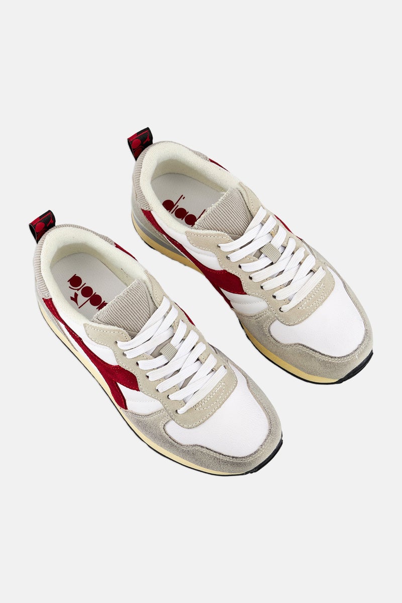 DIADORA Kids Boy Camaro Used Lace Up Sports Shoes, Grey Combo - Image 3