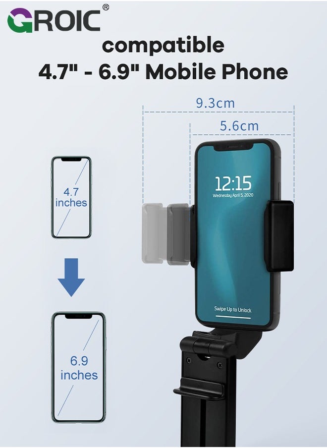 GROIC Universal in Flight Airplane Phone Holder Mount. Hands Free Viewing with Multi-Directional Dual 360 Degree Rotation. Pocket Size Must Have Airplane Travel Essential Accessory for Flying  - Image 5