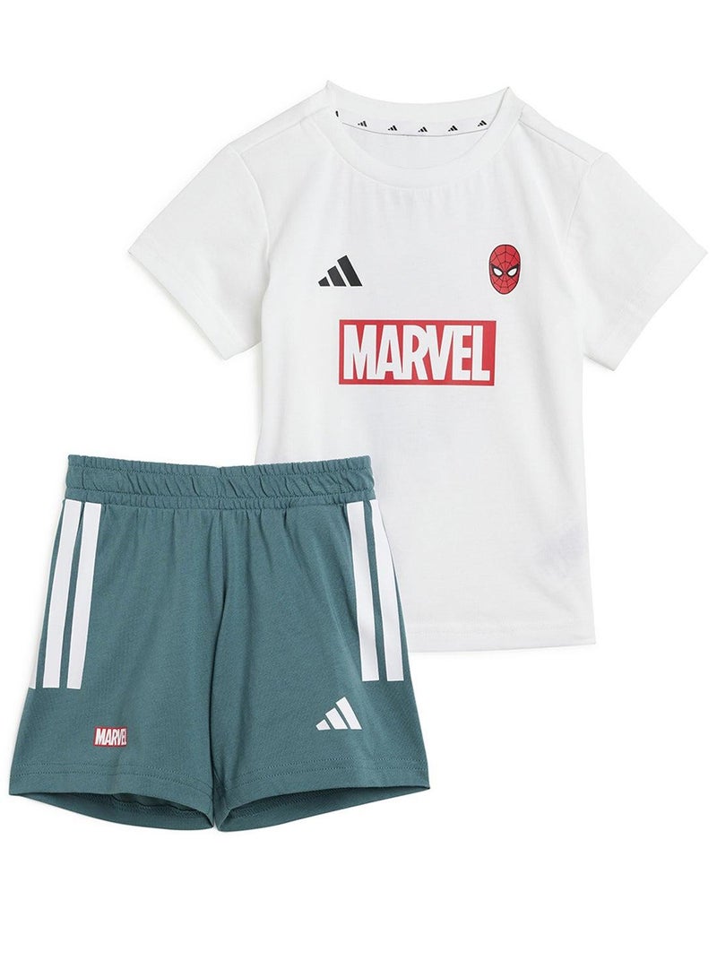 adidas طقم ملابس رياضية للأطفال من آي مستر فيل سمارت أبيض - Image 1