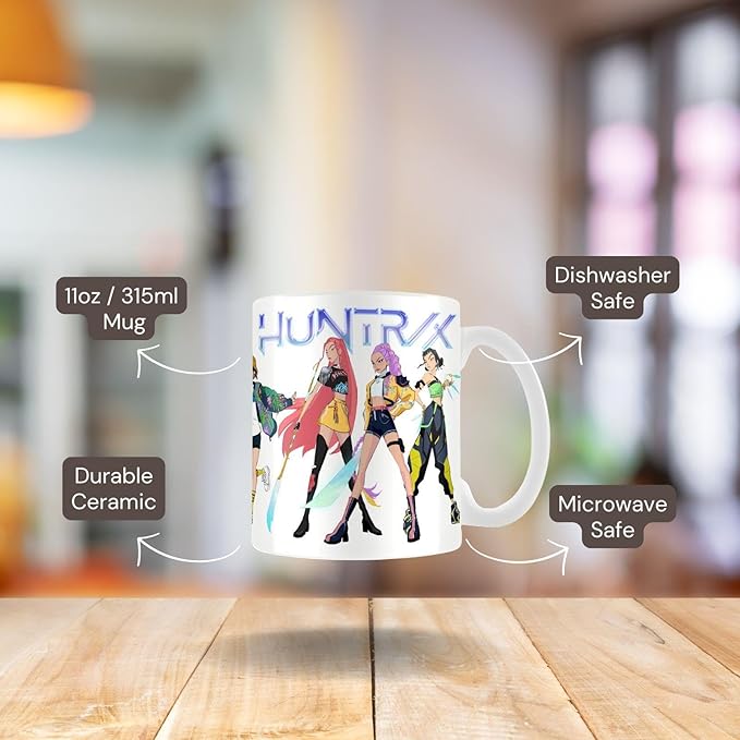 Pyramid International Kpop Demon Hunters Huntrix Girls Coffee Mug - 11oz - Image 5