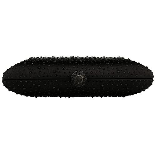 VISTATROY Women's Evening Bag Sparkling Rhinestone Wedding Evening Party Clutch Handbag Purse Chain Shoulder Crossbody Bag (Black) - Image 4