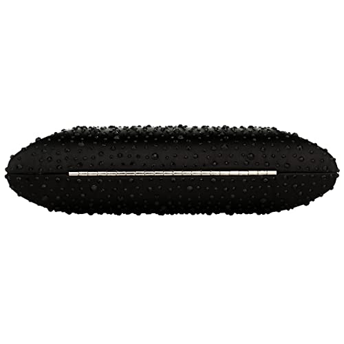 VISTATROY Women's Evening Bag Sparkling Rhinestone Wedding Evening Party Clutch Handbag Purse Chain Shoulder Crossbody Bag (Black) - Image 5