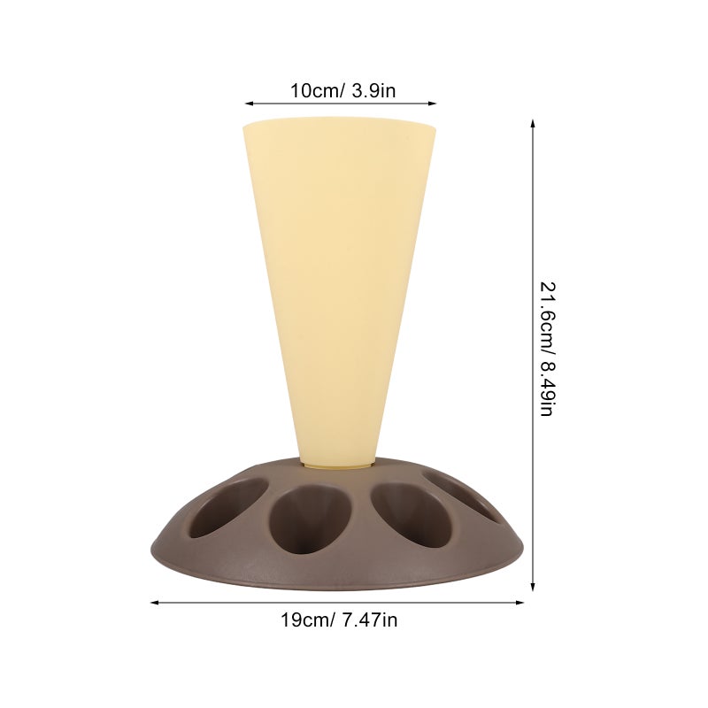 Pastry Bag Holder Stand Decorating Bag Holder Piping Bag Holder With Tips Holder Slots Pipping Bag And Tips Holder Piping Bag Stand For Baking Accessories - Image 3