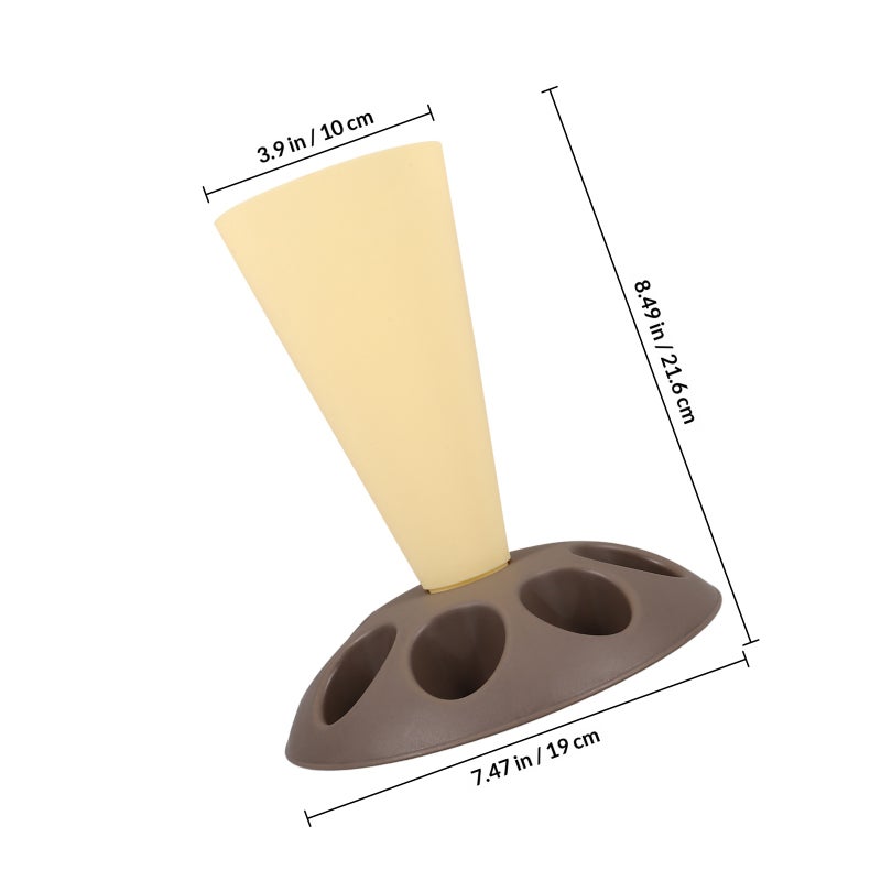 Pastry Bag Holder Stand Decorating Bag Holder Piping Bag Holder With Tips Holder Slots Pipping Bag And Tips Holder Piping Bag Stand For Baking Accessories - Image 2