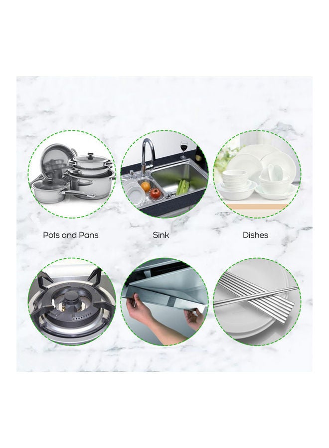 Aknur موزع صابون غسالات بمضخة لغسالات الأطباق الأوتوماتيكية وموزع صابون المطبخ فضي 14.5*10*13سم - Image 3