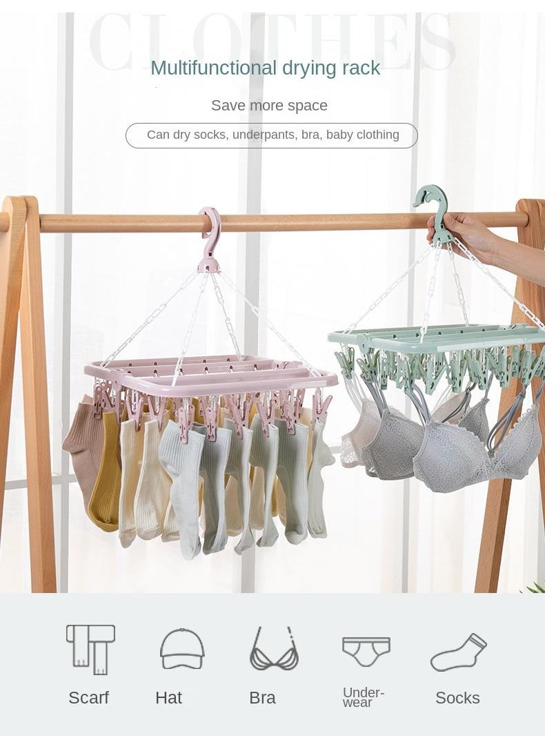 Bluejw - Drying Socks Folding Underwear Rack Hanger - Image 1
