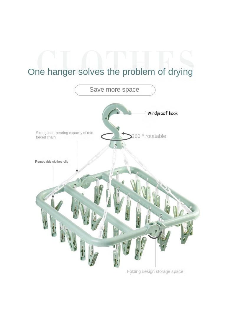 Bluejw - Drying Socks Folding Underwear Rack Hanger - Image 1