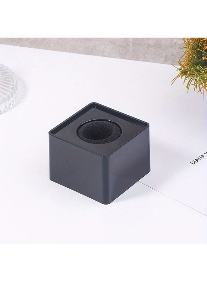 White ABS Square Microphone Stand Cube Desk Studio Accessory - Image 5