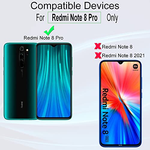 Ibywind Screen Protector For Redmi Note 8 Prowith 2Pcs Tempered Glass1Pc Camera Lens ProtectorFingerprint ReaderEasy to install - Image 3