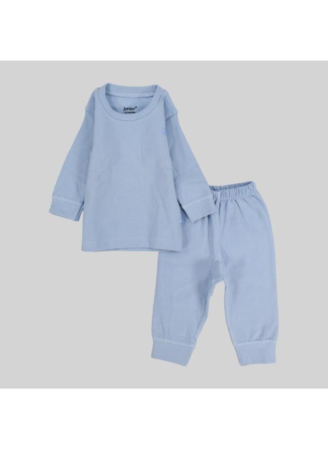 Junior - Unisex baby blue Thermal Underwear Set - Image 1