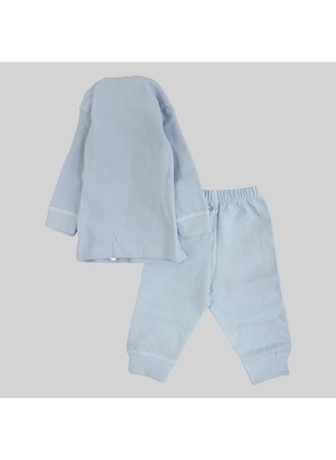 Junior - Unisex baby blue Thermal Underwear Set - Image 1