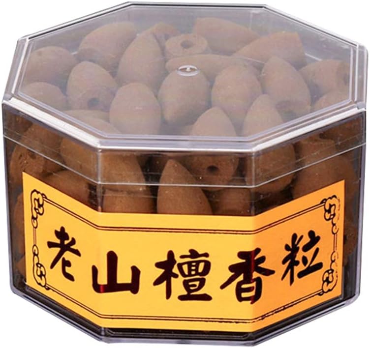 klarako Incense Cone, Safe Tower Incense, Health Sandalwood for Temple(Laoshan Sandalwood) - Image 1
