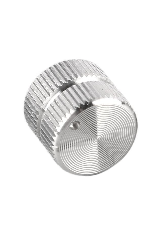 2 Pcs Guitar Tone Volume Knob Metal Metal Electric Guitar Bass Potentiometer Knob