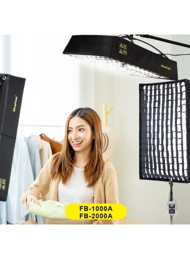 نايس فوتو FB-A Series (Bi-Color) Collapsible Light with Grid - FB-1000A {100 Watts} - Image 3