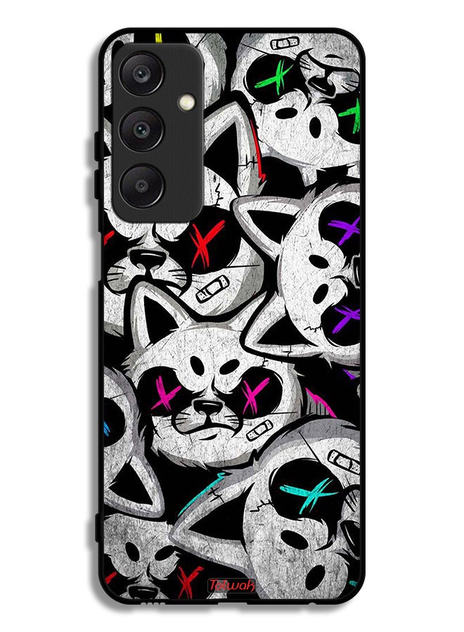 Tolwak Samsung Galaxy A25 5G Protective Case Cover Marshmallow Cats - Image 1