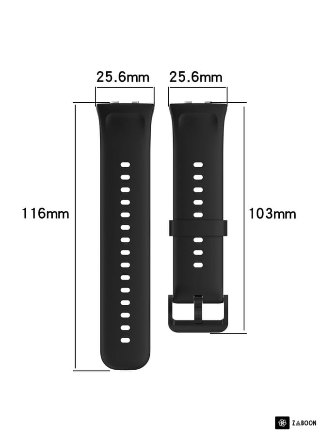 Zaboon - OPPO Watch 3 Pro Solid Color Soft Silicone Watch Band - Image 1