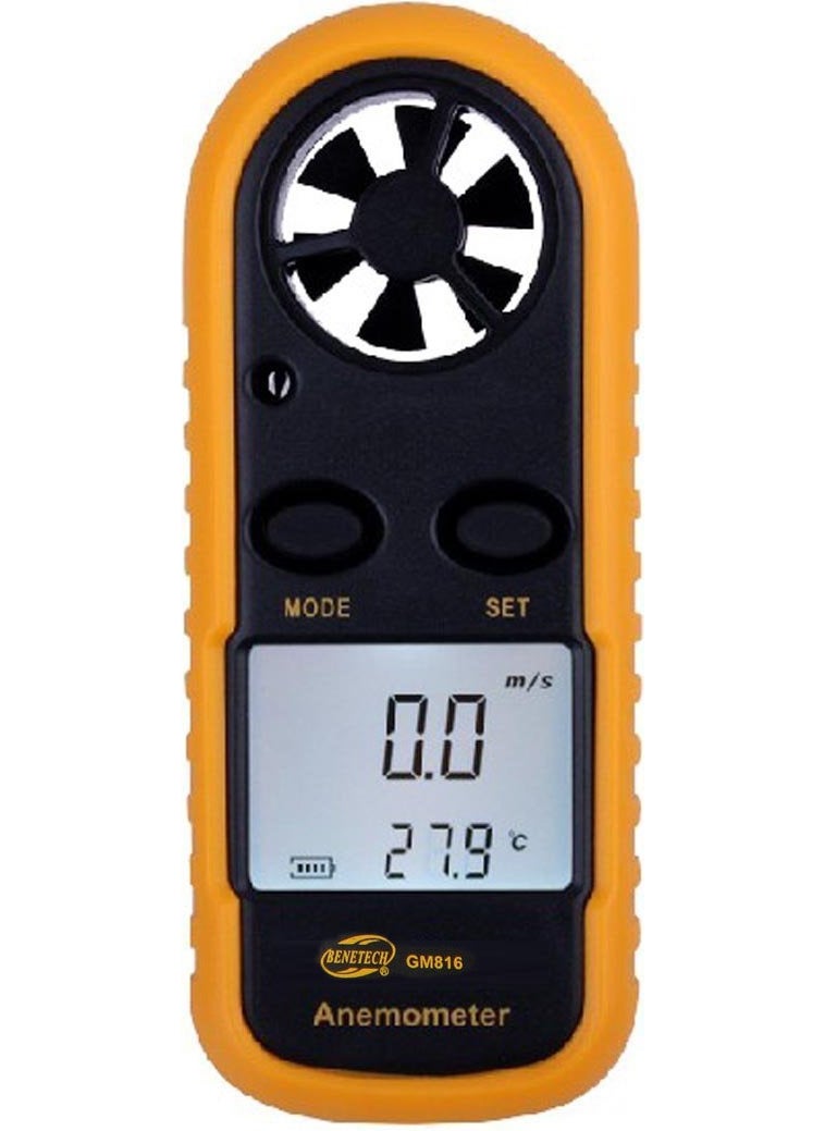 Benetech Anemometer Thermometer Air Flow Meter Thr187  - Image 1