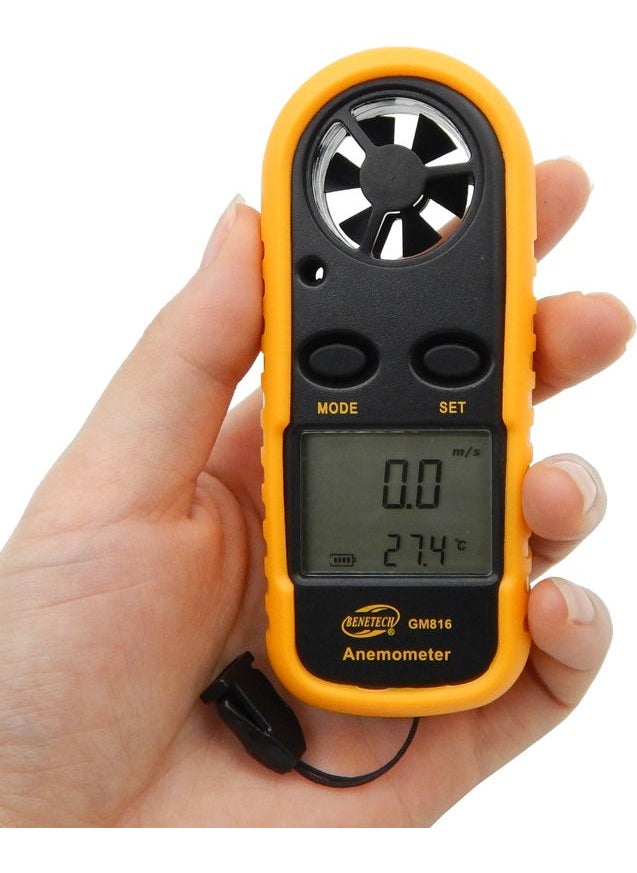 Benetech Anemometer Thermometer Air Flow Meter Thr187  - Image 2