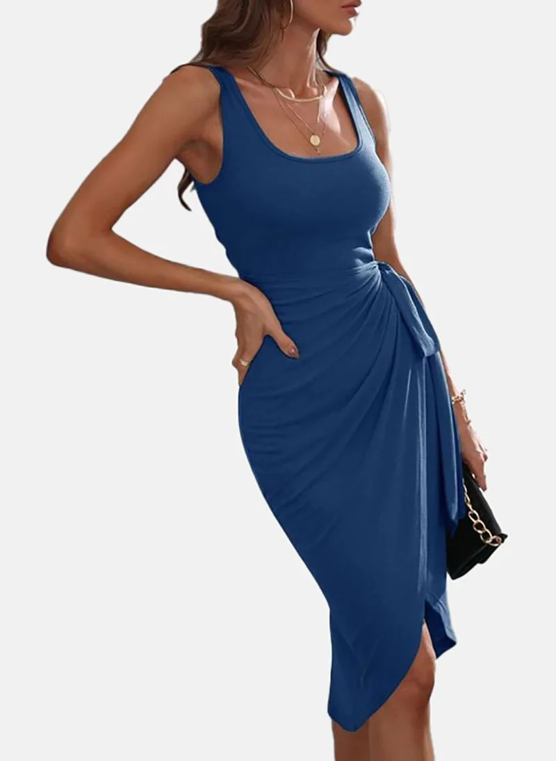 YUNIQEE Belted Jersey Dress
