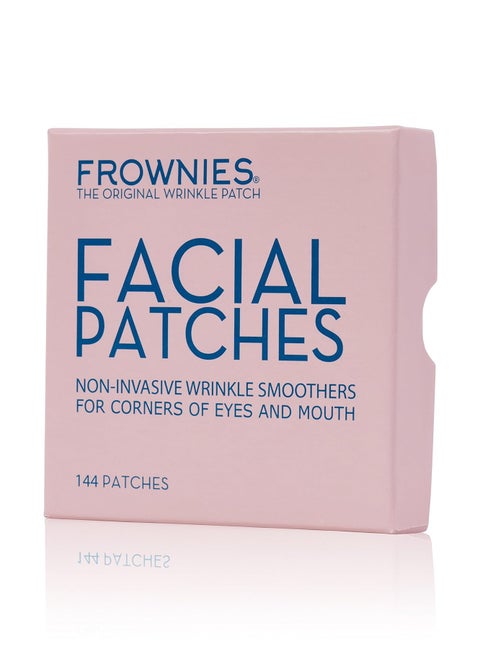 Frownies Facial Patches for Wrinkles on the Corner of Eyes & Mouth - Hypoallergenic Anti-Wrinkle Face Tape - Wrinkle Patch to Smooth & Soften Crow’s Feet & Smile Lines - For Overnight Use, 144 Patches