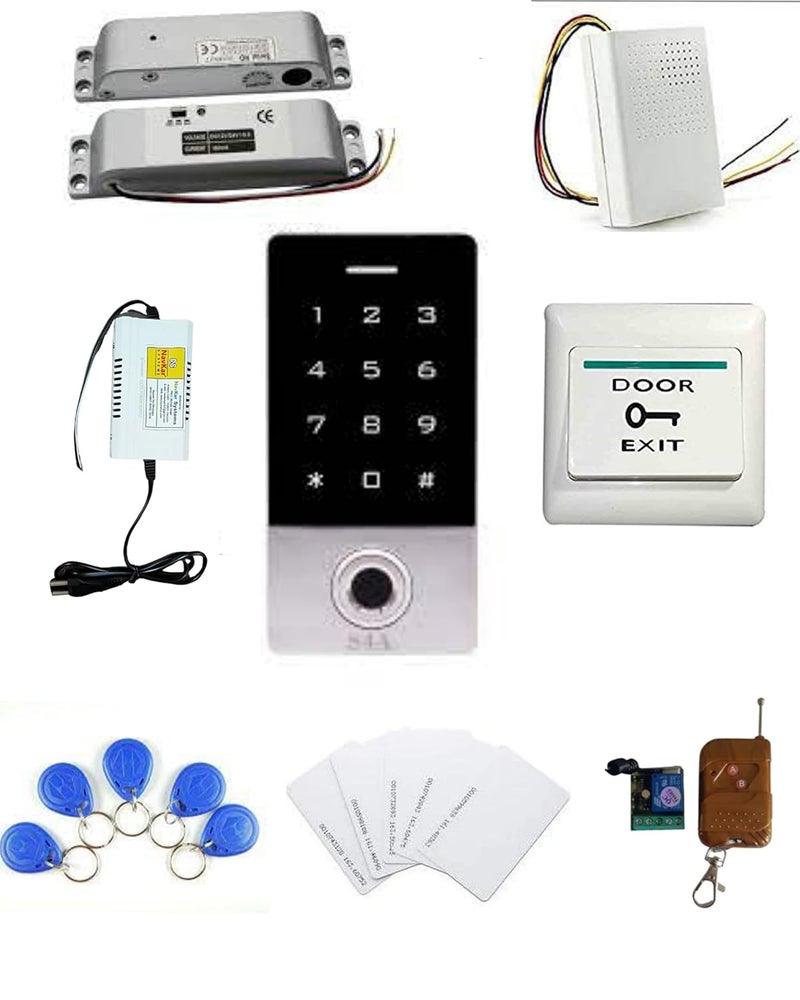 NAVKAR SYSTEMS NAVKAR SYSTEMS Weatherproof Biometric Card Access Control with Surface Mount Bolt Lock  - Image 2