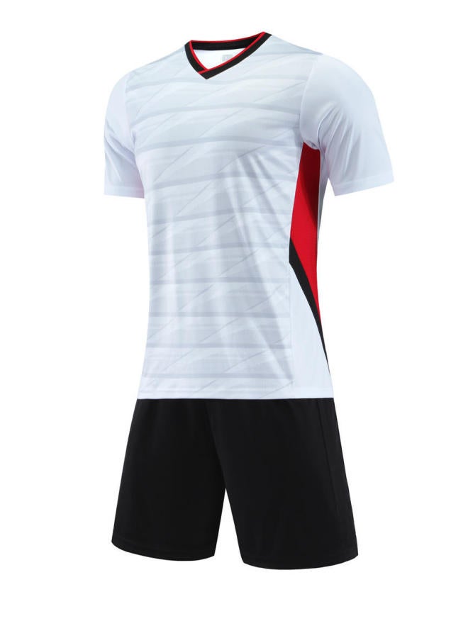 Quick-drying Football Uniform Set, Plain Compeion And Training Team Uniform, Same Style For Adults And Children, Thin And Breathable Football Jersey