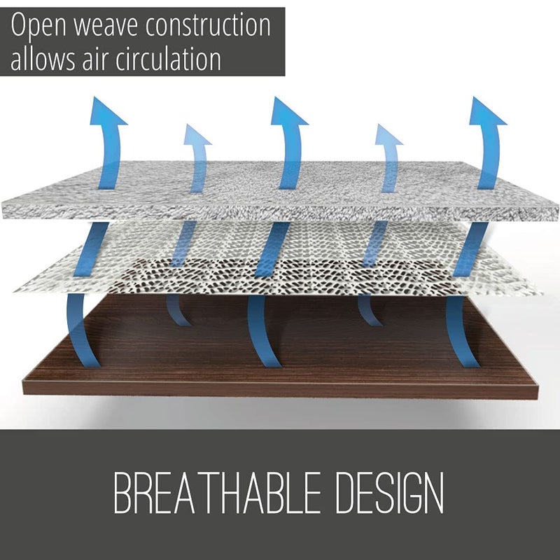 Ninja Rug Gripper Pad for Hardwood Floors, 5x8 FT, Slip Resistant Grip Pads for Hard Surfaces, Adds Cushion Under Carpet and Maximum Protection, Keeps Area Rugs and Carpets Safe and in Place on Floor - Image 3