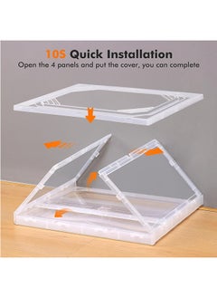 Generic Stackable Shoe Box Large Shoe Storage Box Plastic Clear Sneaker Display Box with Magnetic Door for Shoes, Hat, Bags and Closet Organizer and Display  - Image 4