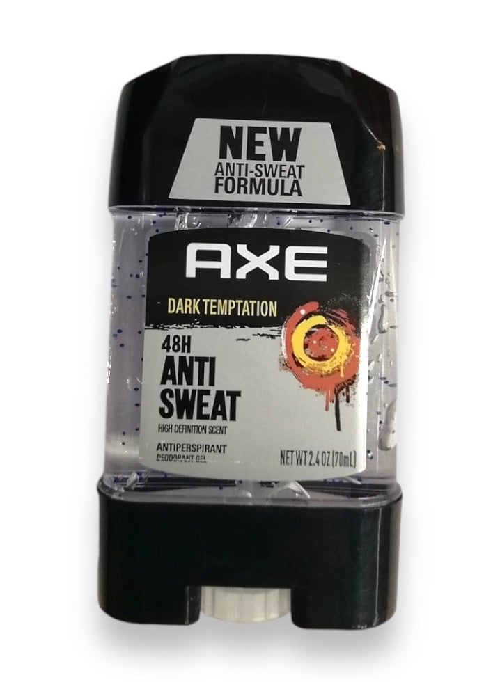 Axe DARK TEMPTATION 48H ANTI SWEAT HIGH DEFINITION SCENT ANTIPERSPIRANT DEODORANT GEL 70mL