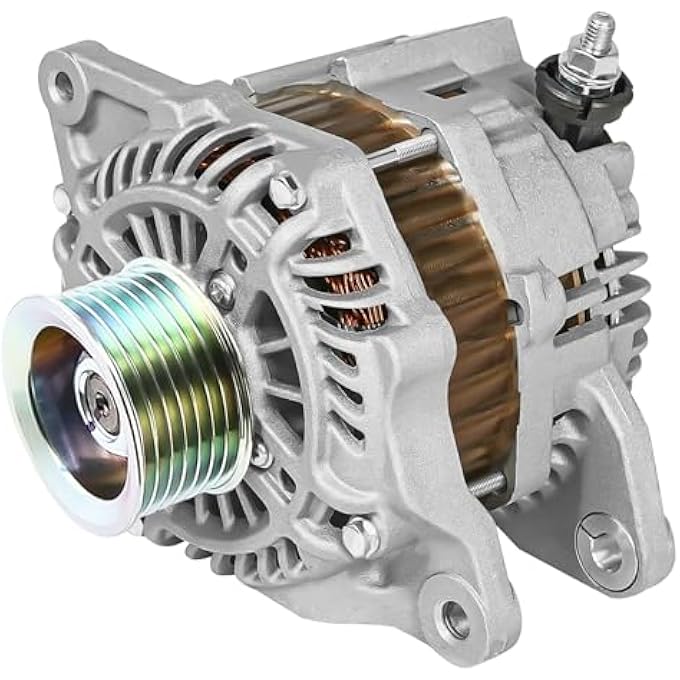 BOMLING Alternator 11341 Fit for Nissan Altima 2007-2010 3.5L for Maxima 2009-2011 3.5L for Murano 2009 3.5L Replaces 23100-1AA1A 23100-1AA1B 23100-JA11A 23100-JA11AR - Image 1