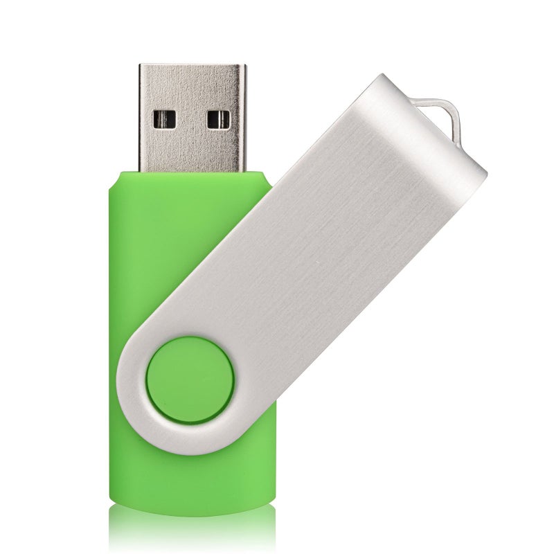 Aiibe 10 Pack 32GB Flash Drive USB Flash Drive USB 3.0 Thumb Drives USB Memory Stick 32 GB 3.0 Flash Drives Bulk (10 Mixed Colors: Black Blue Red Green Orange White Yellow Pink Purple Silver) - Image 4