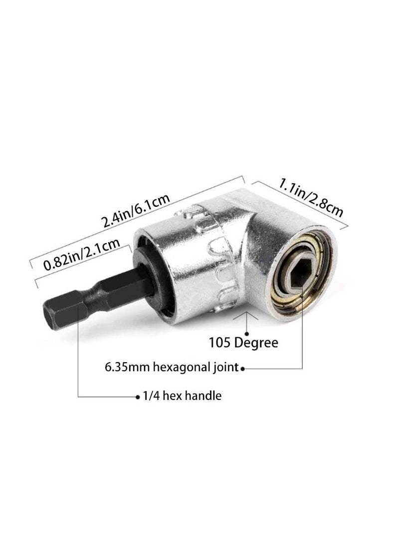 SYOSI - 4 PCS Impact Socket Adapter Impact Driver Socket Adapter Extension Bar Set High Speed Nut Driver Tool Kits for Square Socket Turn Power Drill Into Nut Driver - Image 1
