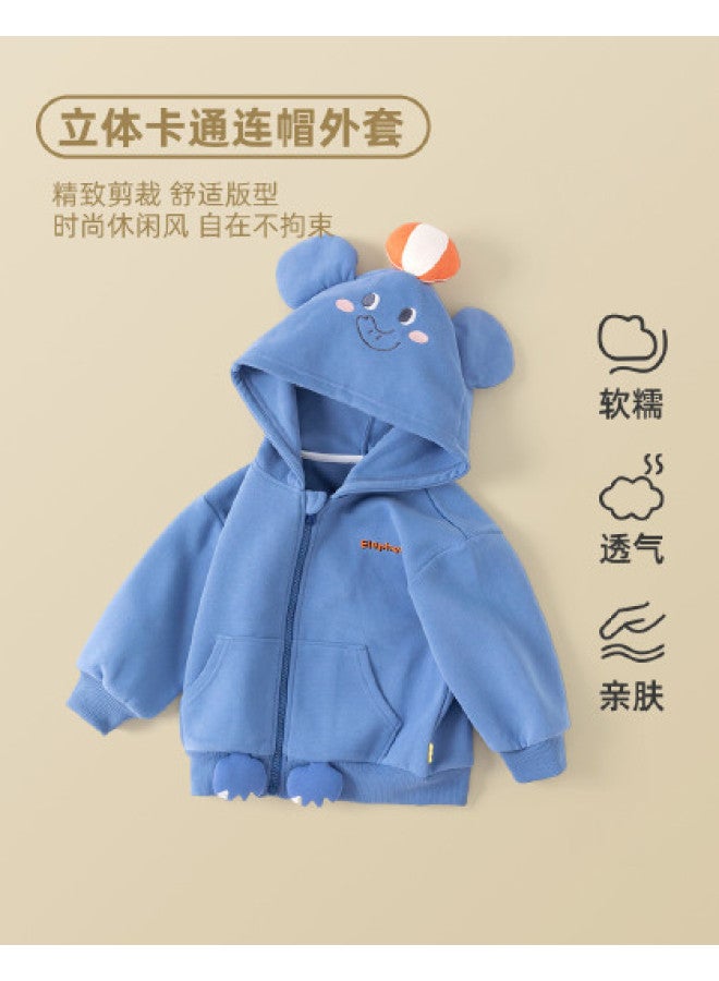 Doodle Home جاكيت أطفال عصري بغطاء رأس - معاطف خريفية للأولاد والبنات - Image 1