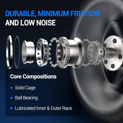Autoround 513357 Front Wheel Bearing and Hub Assembly Compatible with Nissan Rogue 2014-2023, Rogue Sport 2017-2022, Qashqai 2017-2018, 5 Lugs w/ABS - Image 4