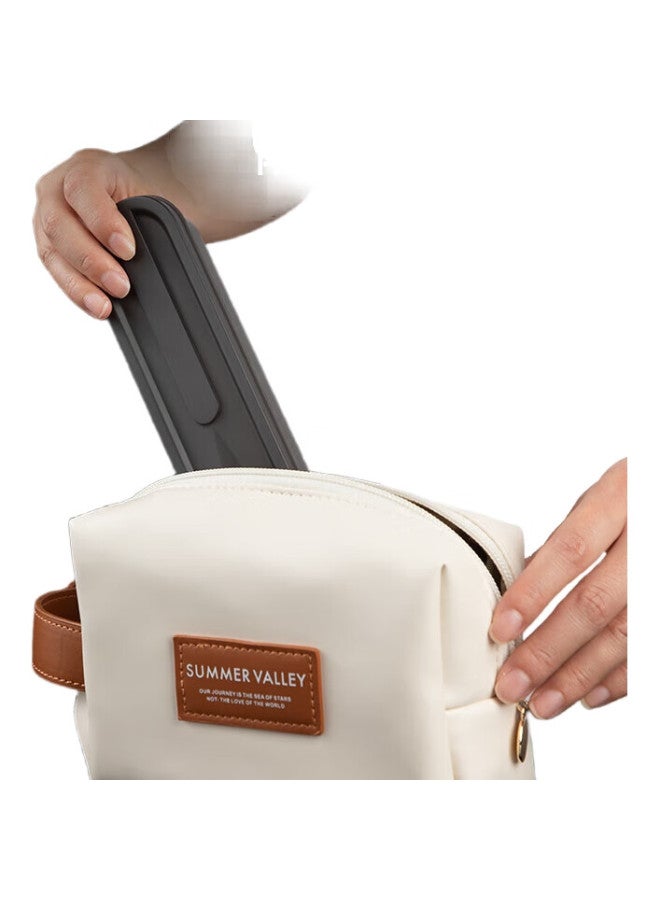 JD.com Jingzao 304 Stainless Steel Spoon And Chopsticks Set, Portable Chopsticks Storage Box, Three-Piece Cutlery Set For Students And Office Workers - Image 3