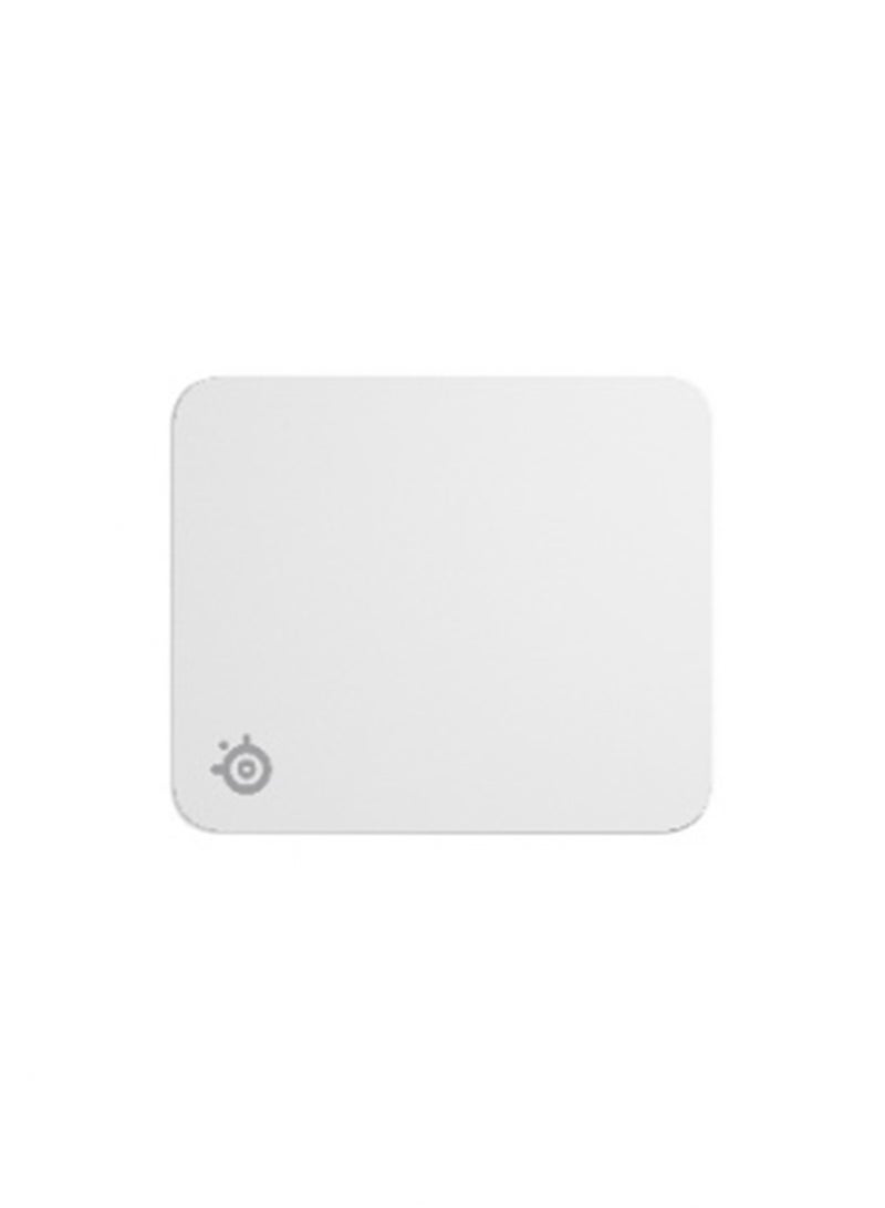 steelseries QcK Cloth Gaming Mouse Pad - Exclusive Micro-Woven Surface - Optimized for Gaming Sensors - Maximum Control - Size M - White - Image 1