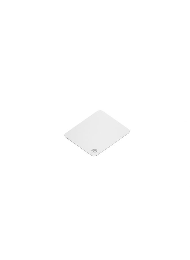 steelseries QcK Cloth Gaming Mouse Pad - Exclusive Micro-Woven Surface - Optimized for Gaming Sensors - Maximum Control - Size M - White - Image 2