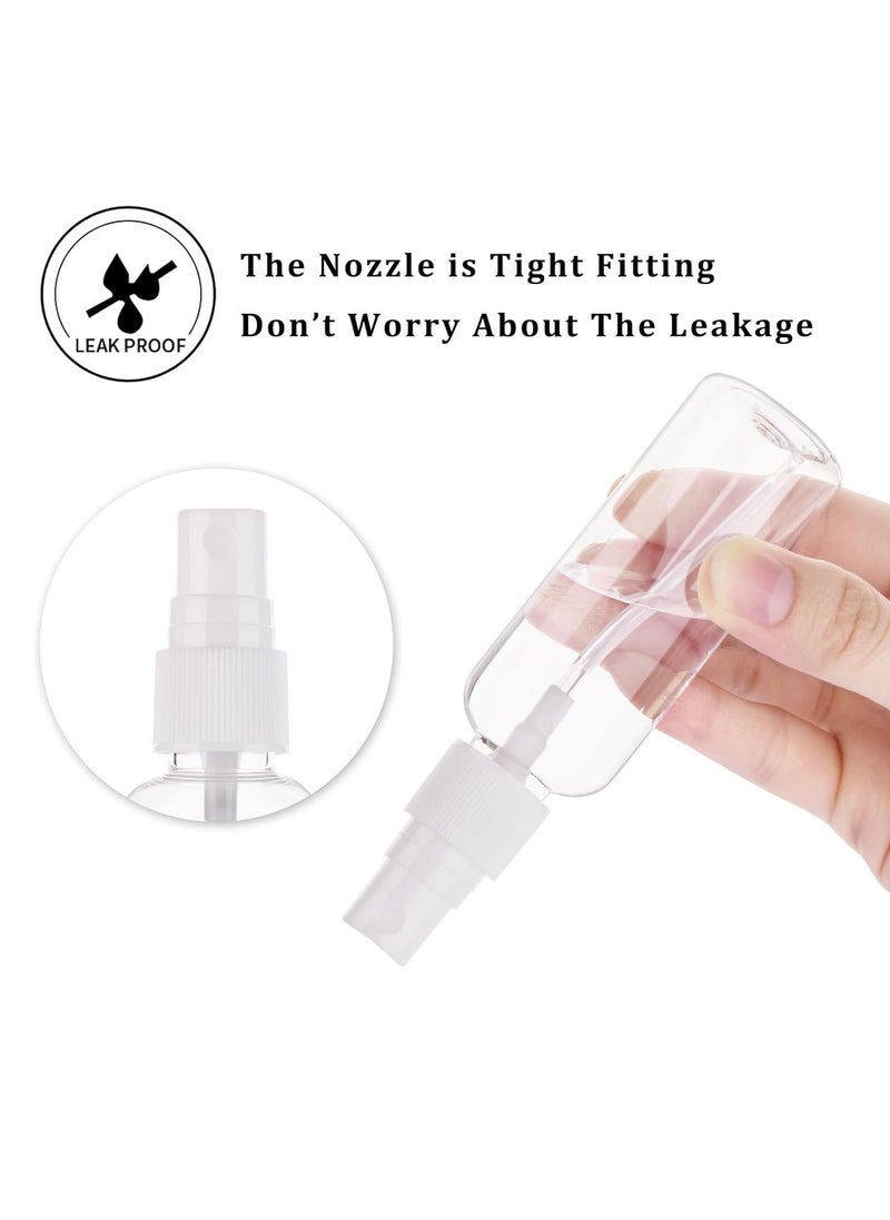 Generic - Small Clear Travel Spray Bottle 3.4 oz / 100 ml, Mini Empty Fine Mist Plastic Spray Bottles Set of 10 - Image 1