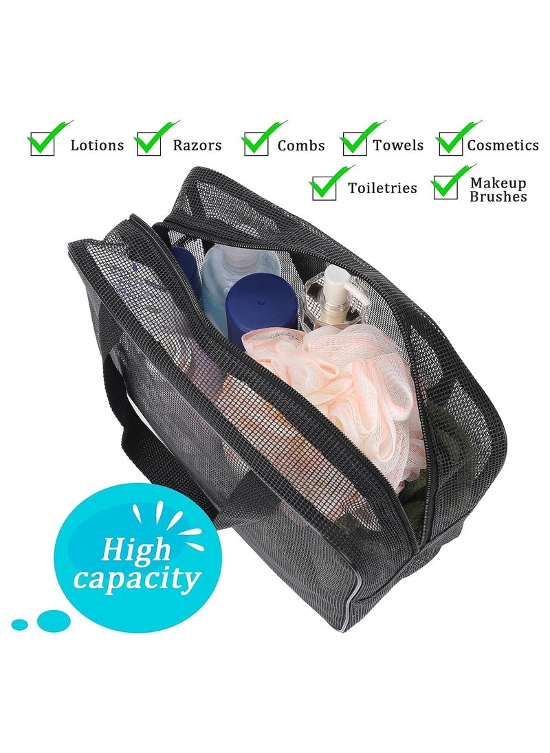 SYOSI - Travel Toiletry Bag, Mesh Shower Bag, Gym Shower Bag, Portable Toiletry Tote Gym Bag for College Dorm Bathroom, Swimming Fitness Multifunctional Storage Bag, for Gym Travel Camping College - Image 1