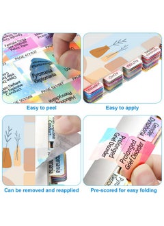 Bcabo Dsm 5 Tr Tabs Index For Dsm5 Diagnostic And Statistical Manual Of Mental Disorders Watercolor Laminated 100 Pcs Including 18 Blank Ones With Alignment Guide And Bookmark  - Image 3