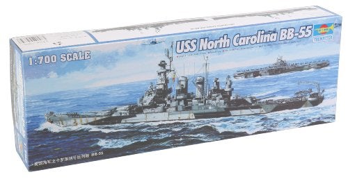 Trumpeter 1/700 USS North Carolina BB55 Battleship Model Kit - Image 5