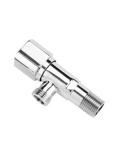 جيباس Angle Valve-GSW61133, Non Ferrous Angle Valve for Toilets, Plumbing Fixtures, Chrome Plated Solid Knob with  Turn Ceramic Brass Cartridge, G1/2-G1/2 Connection, Suitable for Hot and Cold Water  - Image 4
