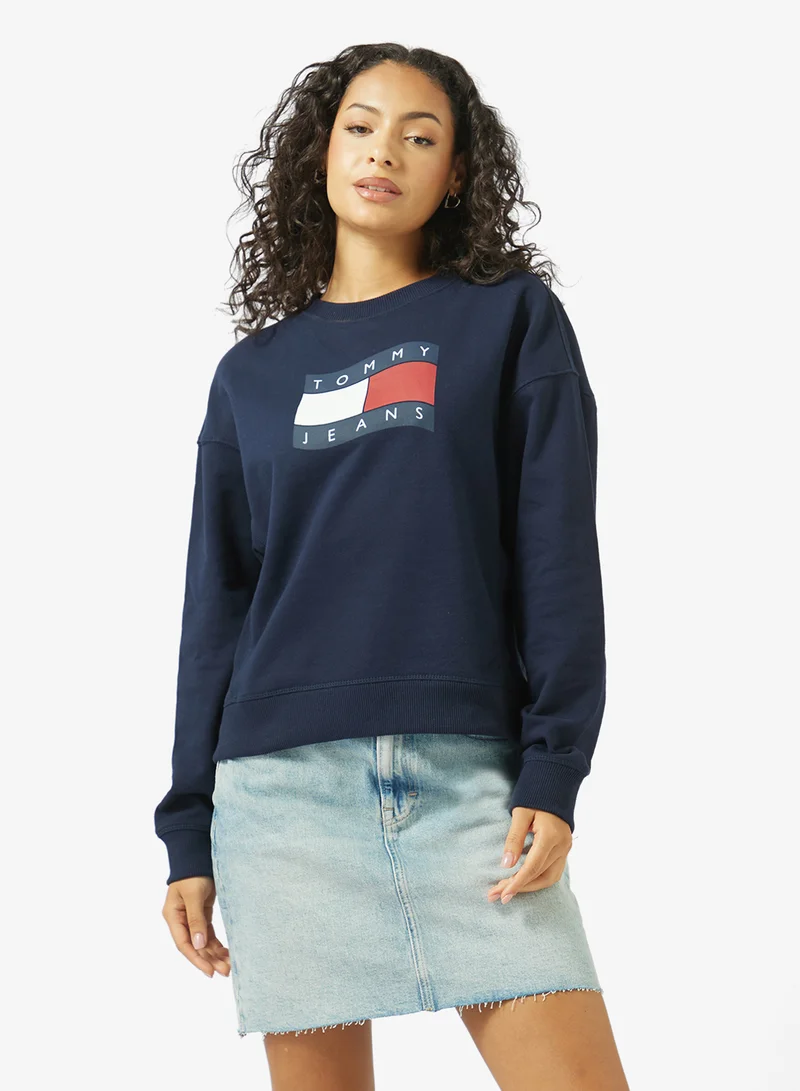 Logo Crew Neck Sweatshirt