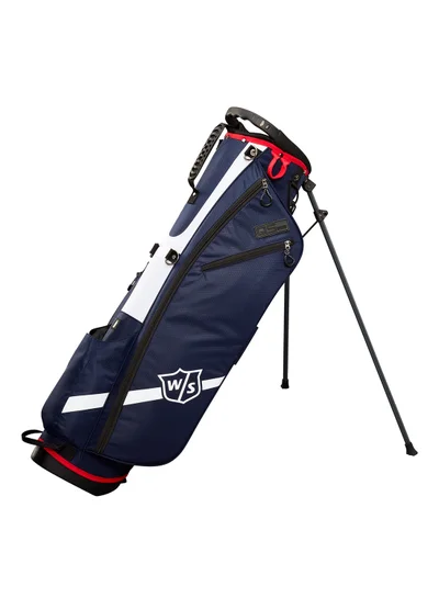 Wilson QS Golf Stand Bag, Navy/White/Red