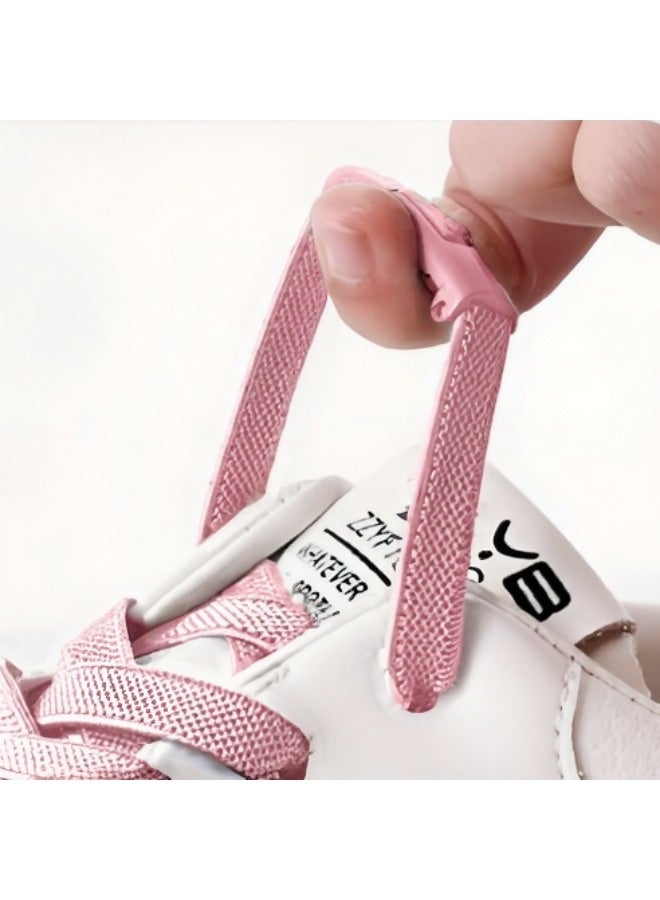 شيبشيب أربطة حذاء مطاطية بدون ربط للأطفال والكبار، أربطة حذاء قابلة للتعديل بدون عقد - Image 5